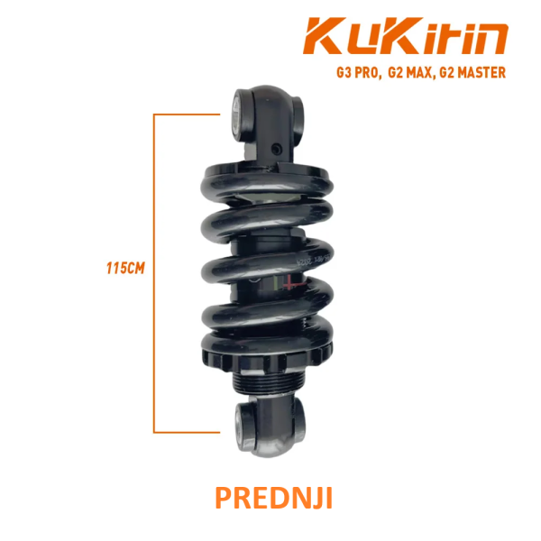 Prednji amortizer za Kukirin G3 PRO Kukirin G2 MAX i Kukiring G2 MASTER -115mm - Orginalni